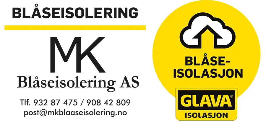 Logo av MK Blåseisolering